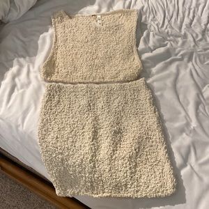 Free people 2 piece set skirt and tank